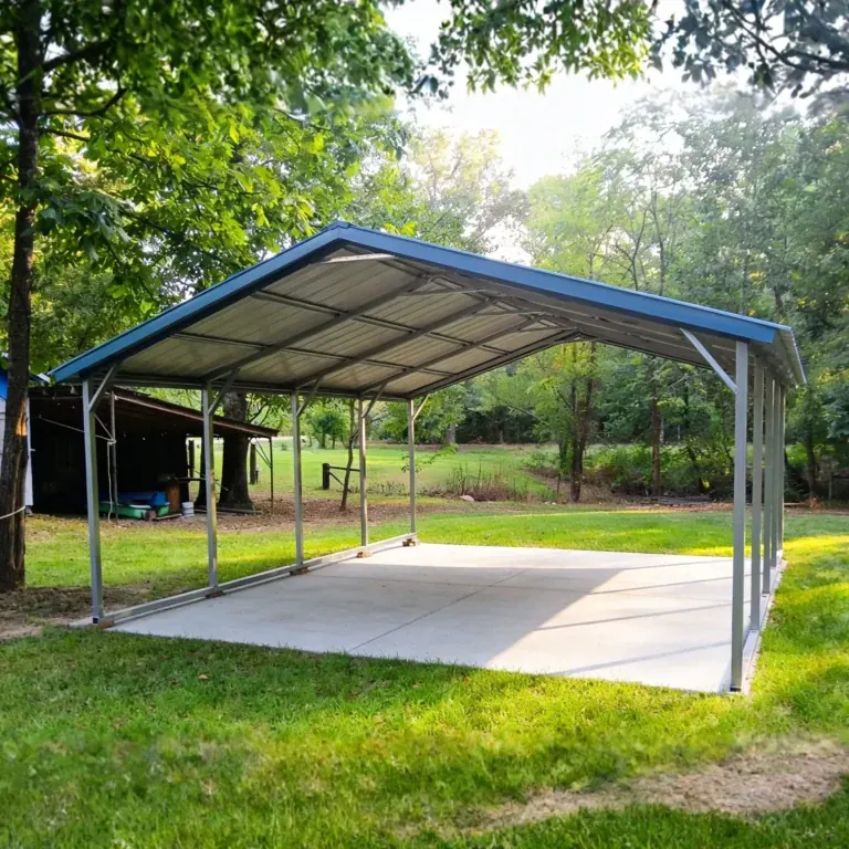 Van Haven Perfect 2-Car Carport by Metal America
